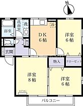 ロイヤルガーデンきぬの里Ｃ 0101 ｜ 茨城県常総市内守谷町きぬの里2丁目（賃貸アパート3DK・1階・55.25㎡） その2