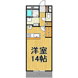 つくばエクスプレス つくば駅 バス10分 二の宮下車 徒歩2分の賃貸マンション 1階1Kの間取り