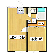 うづら荘Ａ棟 101 ｜ 茨城県土浦市北荒川沖町（賃貸アパート1LDK・1階・34.65㎡） その2