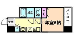 ニッショーフクシマ 1Kの間取図画像