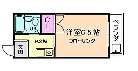 大阪府箕面市瀬川2丁目（賃貸マンション1K・3階・21.00㎡） その2