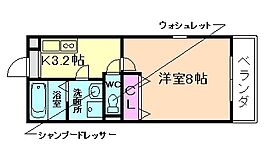 大阪府豊中市螢池北町3丁目17-25（賃貸アパート1K・2階・27.53㎡） その2