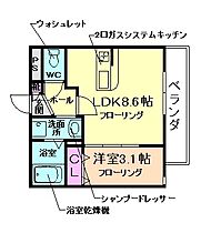 ル　ポンドピエール 102 ｜ 大阪府池田市石橋2丁目（賃貸アパート1LDK・1階・29.81㎡） その2