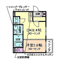 間取図画像 1DK