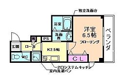 東和ビルディング 1Kの間取図画像