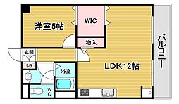 池田マンション 1LDKの間取図画像