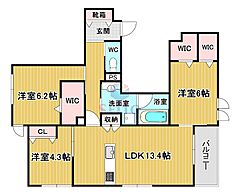 物件の間取り
