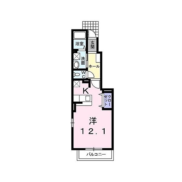 プリマベーラ　フェアリー ｜茨城県つくば市春風台(賃貸アパート1K・1階・32.90㎡)の写真 その6