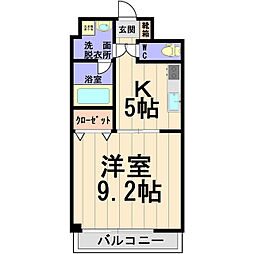 間取図画像 1K