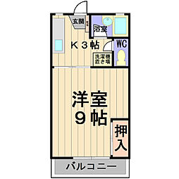 間取図画像 1K
