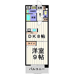 間取図画像 1DK