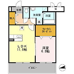 物件の間取り