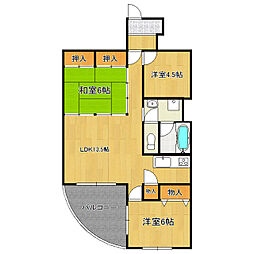 ルンビーニ並木A 3LDKの間取図画像