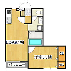 物件の間取り