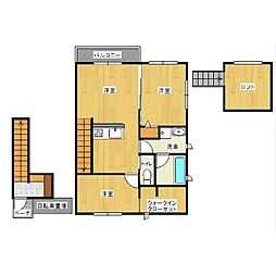 nanoHouse2 2LDKの間取図画像