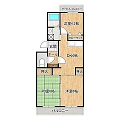 物件の間取り