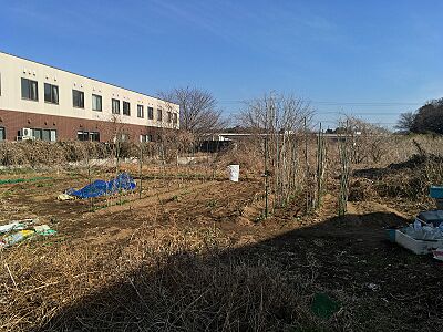 外観：500坪超の広い敷地