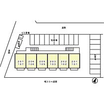 メゾン・リル・リッシュ 206 ｜ 茨城県つくばみらい市紫峰ヶ丘1丁目（賃貸アパート1LDK・2階・40.07㎡） その22