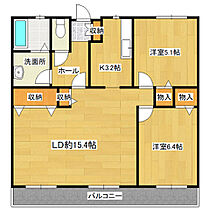 メゾンベール 202 ｜ 茨城県牛久市ひたち野東5丁目（賃貸マンション2LDK・2階・65.70㎡） その2