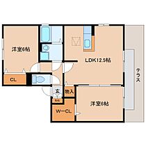 奈良県生駒郡斑鳩町法隆寺南1丁目（賃貸アパート2LDK・1階・57.05㎡） その2