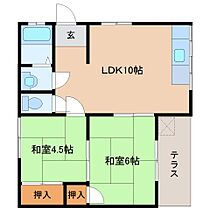 奈良県北葛城郡王寺町畠田3丁目（賃貸マンション2LDK・1階・45.00㎡） その2