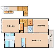 奈良県生駒郡三郷町勢野東4丁目（賃貸アパート2LDK・2階・65.00㎡） その2