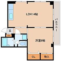 奈良県北葛城郡王寺町本町1丁目（賃貸マンション1LDK・4階・46.00㎡） その2