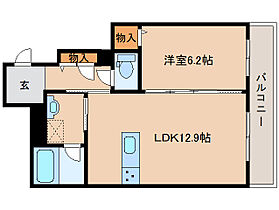 奈良県大和高田市片塩町8-36（賃貸マンション1LDK・2階・47.15㎡） その2