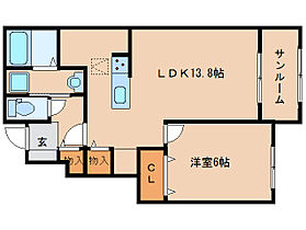 奈良県葛城市新庄（賃貸アパート1LDK・1階・50.23㎡） その2