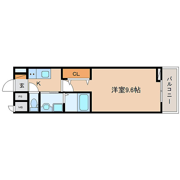 メゾンリアリII 305｜奈良県香芝市今泉(賃貸アパート1K・3階・28.87㎡)の写真 その2