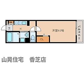 コモドビラＮII 306 ｜ 奈良県香芝市五位堂1丁目（賃貸アパート1K・3階・30.43㎡） その2