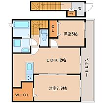 奈良県大和高田市大字市場（賃貸アパート2LDK・2階・60.97㎡） その2