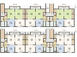新世紀Q 3Kの間取図画像