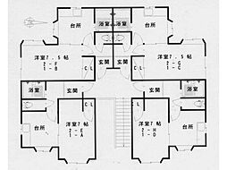 コピイングハウス 1DKの間取図画像
