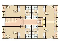 ハイツヤングレン ワンルームの間取図画像