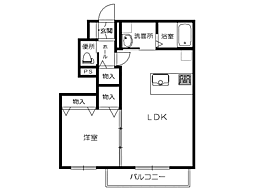 間取図画像 1LDK