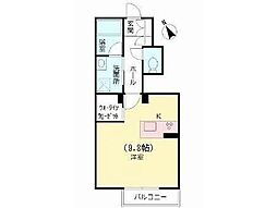 ランバーキャンプキタカミ ワンルームの間取図画像
