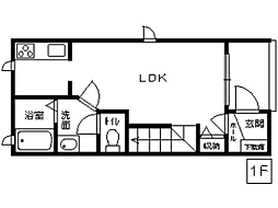 ディアス-前潟 2LDKの間取図画像
