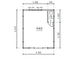 弘前横丁 1階/B号室