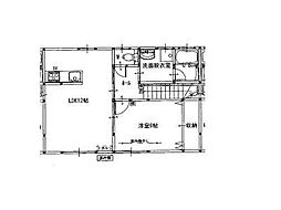 ハイツ秋葉B 1LDKの間取図画像