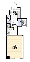 間取図画像 1K
