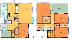 JR山陽本線 向洋駅 バス6分 広電バス下車 徒歩6分 4LDKの間取り