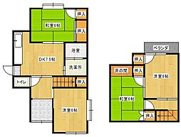 東海住宅 4DKの間取り