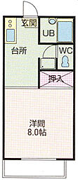 間取図画像 1K