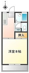 間取図画像 1K