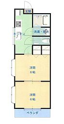 サクセスライフ 2Kの間取図画像