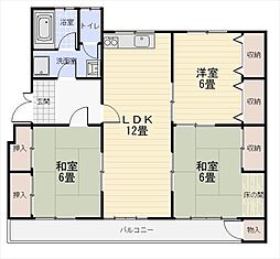 間取図画像 3LDK