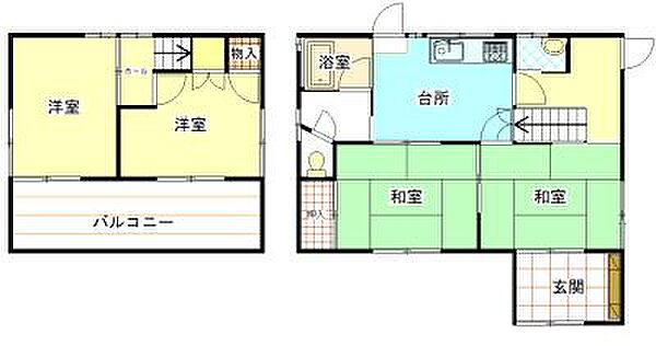 Beautiful mountainous landscape with colorful sky