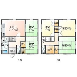 岡山県笠岡市城見台7-12 5SLDKの間取り