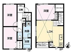 ラ・リューヌ 3LDKの間取図画像